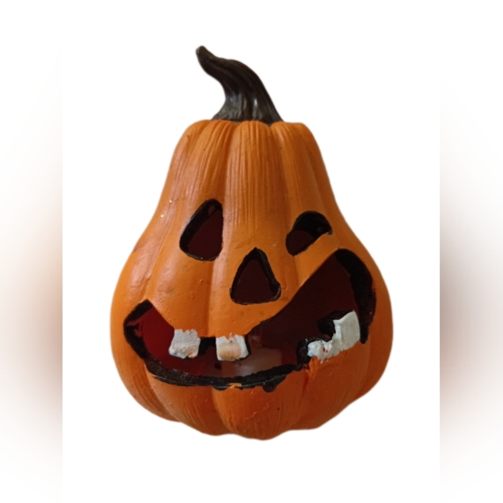 Festive Orange Pumpkin Decor